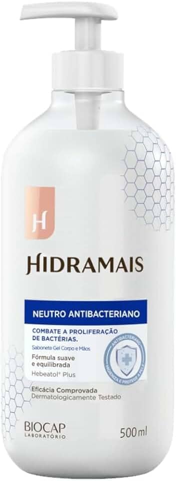 HIDRAMAIS Sabonete Liquido Hidramais Antibacteriano Neutro 400Ml + 100Ml Gratis