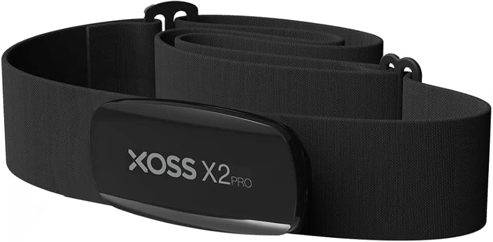 XOSS Monitor de frequência cardíaca com alça torácica, Bluetooth 4.0, IP67, à prova d'água, sensor de frequência cardíaca, sem fio, com alça torácica, acessórios de saúde