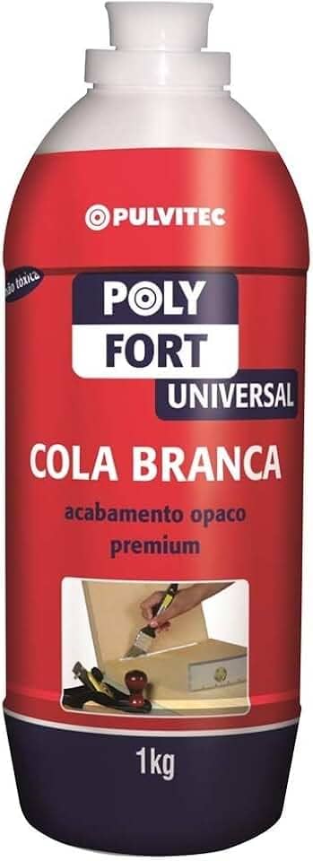 Cola Branca 1kg Artesanatos Slime Pulvitec