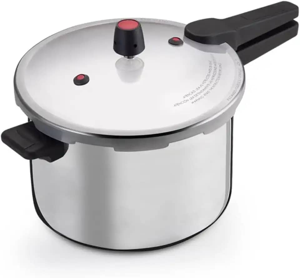 Panela de Pressão 10 Litros Fechamento Externo – Alumínio Polido, Cabo Resistente em Baquelite, Segurança e Alta Capacidade, Com Válvulas de Segurança, Nacional