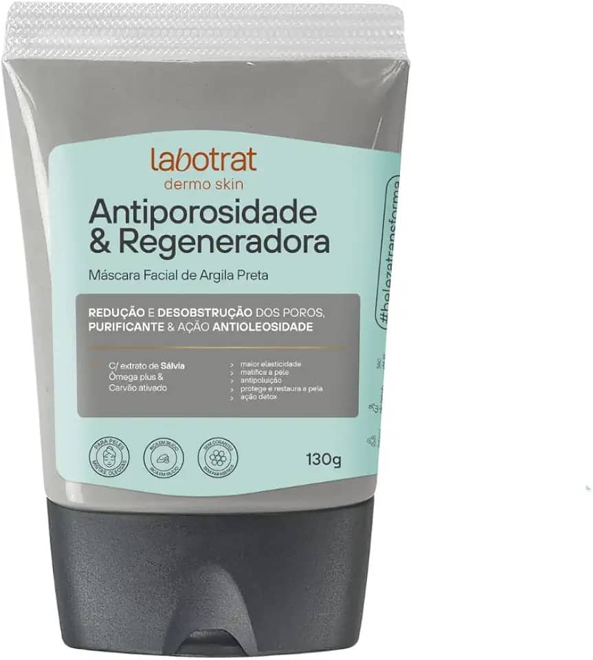 Labotrat Mascara Antioleosidade E Regeneradora Com Argila Preta 130G (Pa060011)