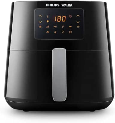 Fritadeira Airfryer Essential XL Conectada, Philips Walita, conectividade c/Alexa, 6.2L de capacidade, Preta, 2000W, 220V (RI9280/91)