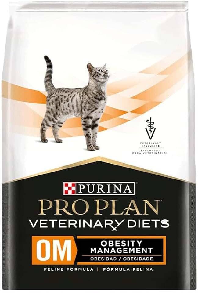 PRO PLAN Veterinary Diets OM Ração Seca para Gatos Obesos 1,5kg