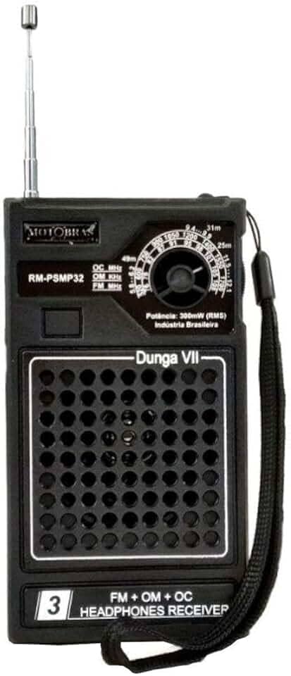 Rádio Portátil Motobrás Rm-psmp32 3 Faixas