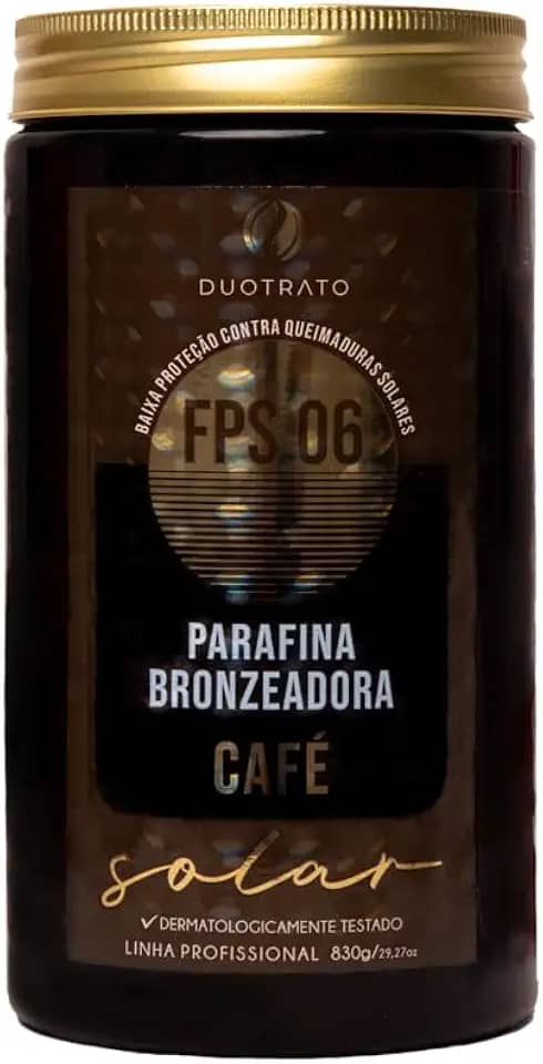 Parafina bronzeador acelerador de bronzeado Duotrato 830g (Café)