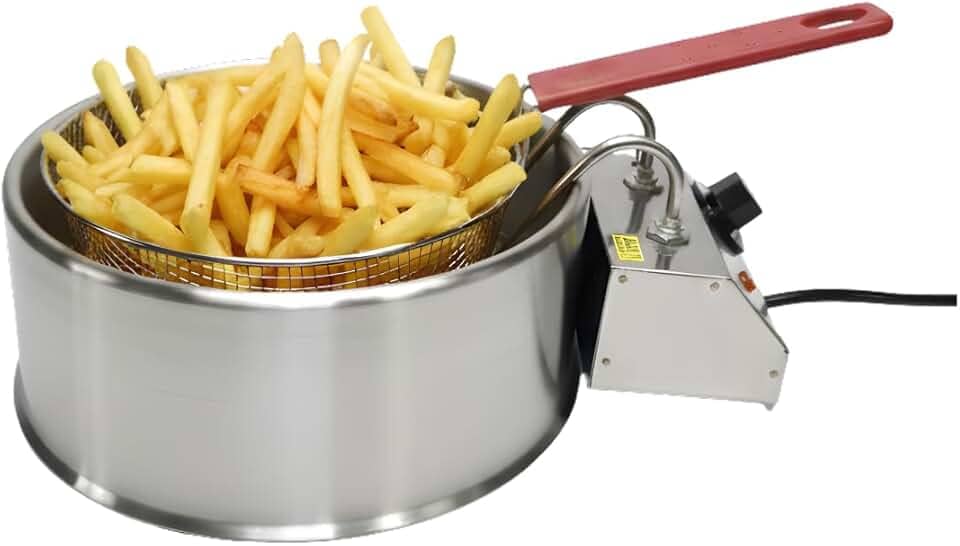 Fritadeira Elétrica Profissional 3,5L em Alumínio Termostato 127v