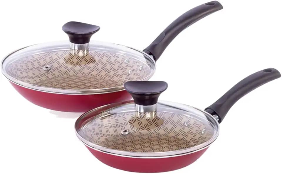 Jogo De Frigideiras Antiaderente Tramontina Em Aluminio Turim 16 e 20 Cm