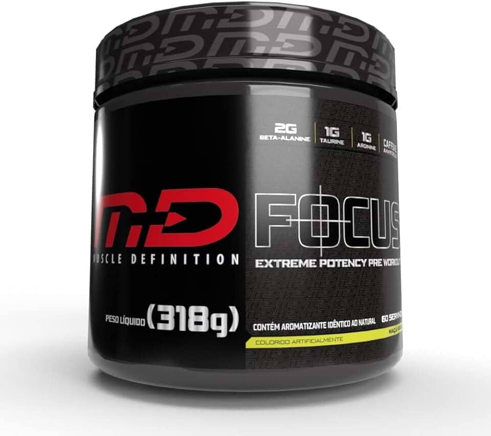 Pre Workout Focus (318g), Maçã Verde