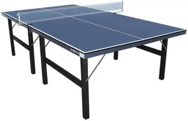 Mesa de Ping Pong Dobrável Mdp 15mm 415 com 2 Raquetes 3 Bolinhas Rede e Suporte Procópio Azul