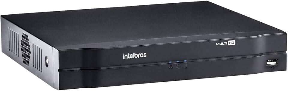 DVR 8 Canais Intelbras HD 720p + 2 IP H.265+ Até 12TB 5 em 1 Modo NVR Ipv6 Onvif S - MHDX 1108
