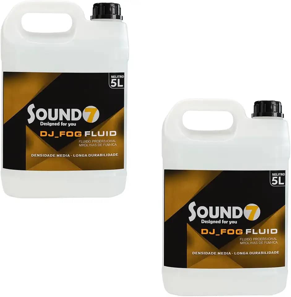 Kit2 Líquido De Fumaça Sound7 Djfog Fluid 5 Litros Densidade (TUTTI)