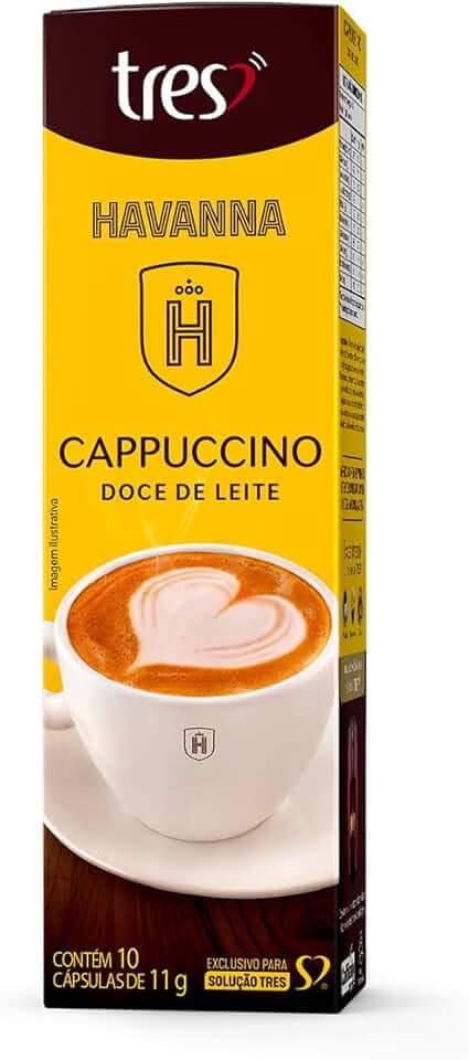 Capsula de Cappuccino Doce De Leite TRES 3 Corações 10 unid
