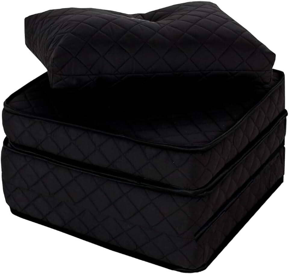 Puff Colchonete Dobrável/Sofa 3 em 1 Espuma D33 + Travesseiro Solteiro BF Colchões