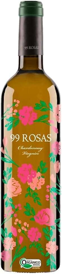Vinho Branco Espanhol Domínio de Punctum 99 Rosas Chardonnay Viognier Edição Especial 750ml.