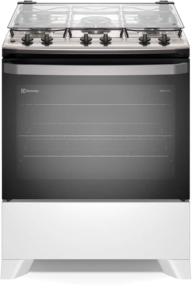 Fogão Electrolux 5 bocas Efficient com PerfectCook Branco FE5IB