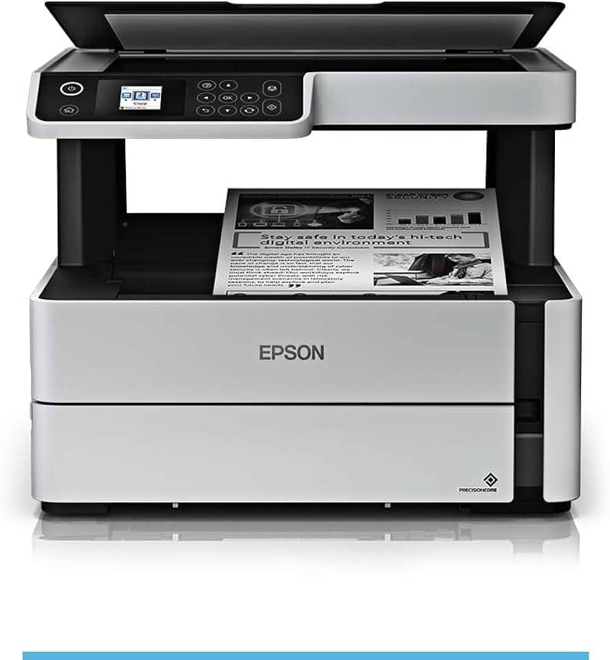 Multifuncional Epson EcoTank M2170 - Tanque de Tinta Monocromática, Wi-Fi Direct, Ethernet, Duplex Automático, Bivolt