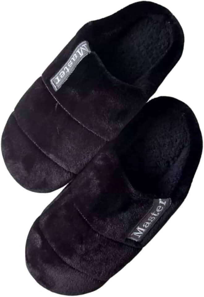 Pantufa Masculina Confortável Chinelo Inverno Forrado Mascolino Antiderrapante Super Quentinha Adulto Quarto Forrada Macia Peluciada Frio Tradicional Pelúcia