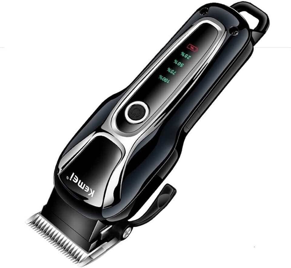 MAQUINA DE TOSA SEM FIO PROFISSIONAL PARA PETS KEMEI KM-1991