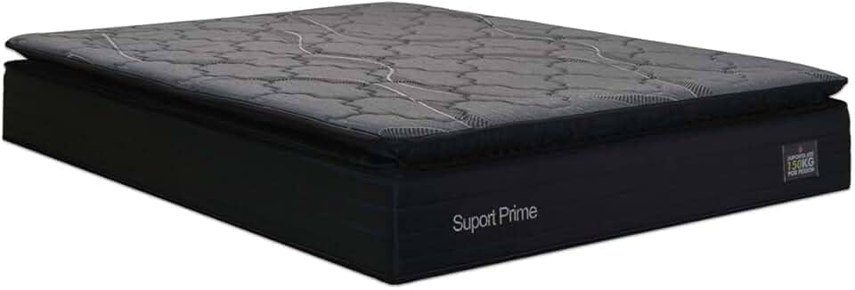Colchão Queen de Espuma D45 Pillow Top Suport Prime