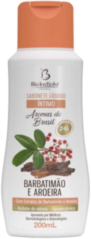Sabonete Íntimo Barbatimão e Aroeira 200ml - Bio Instinto