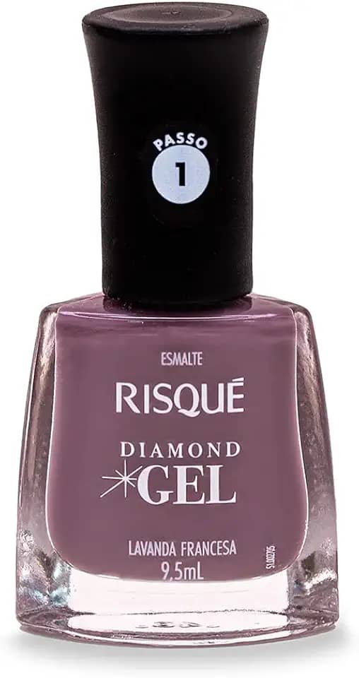 Risqué Esmalte Diamond Gel Lavanda Francesa Cremoso 9 5 Ml