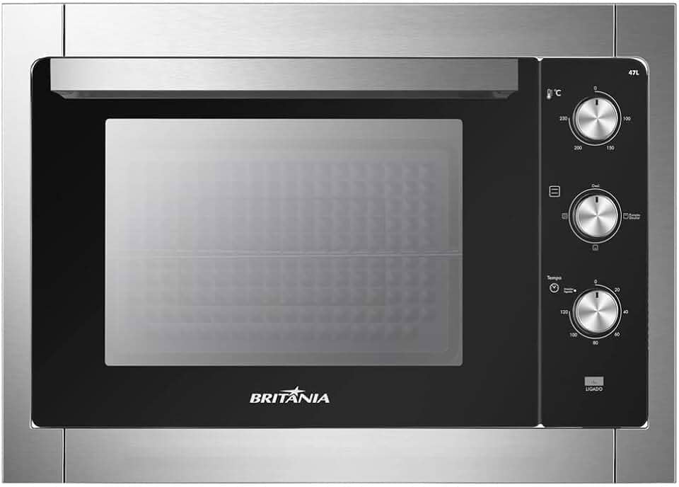 Forno Elétrico Britânia de Embutir 47L Preto BFE47P 127V