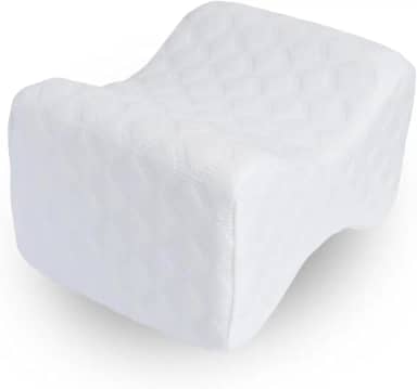 Primero Basics Almofada de joelho borboleta para quem dorme de lado – Almofada ortopédica para alívio de dor no quadril, ciática e dor nas costas – Plataforma de espuma viscoelástica para gravidez