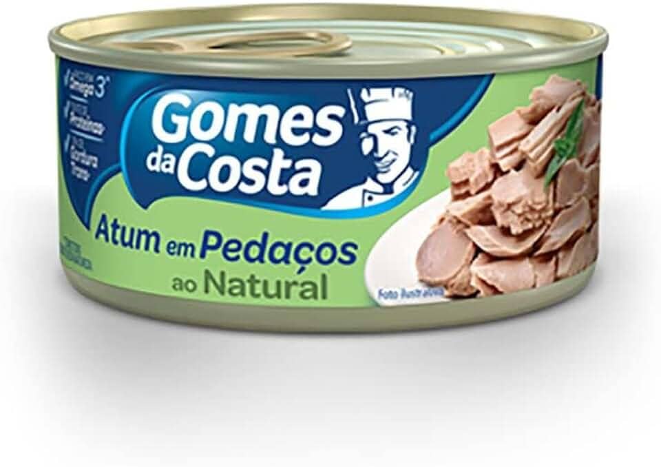 Atum Em Pedaços Ao Natural Gomes Da Costa 170g