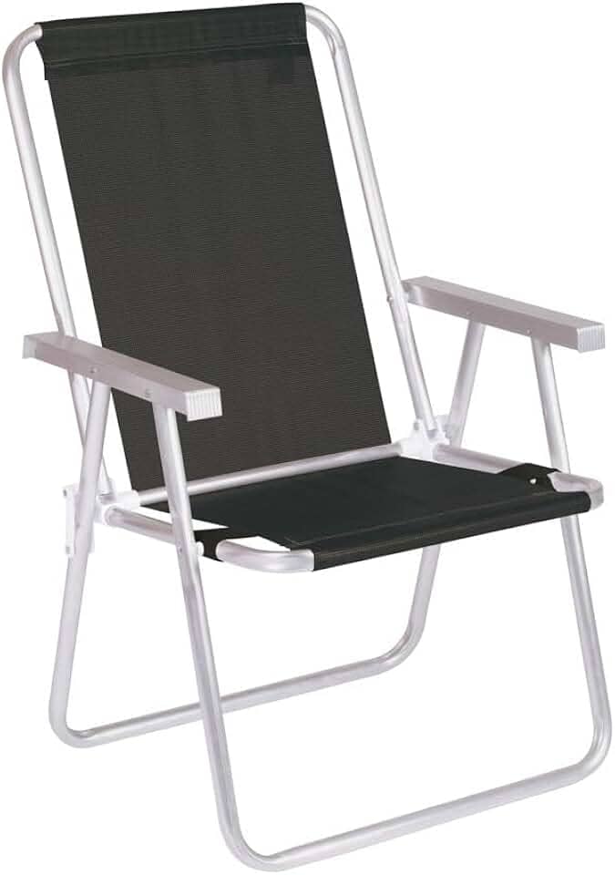 Mor - Cadeira Alta Conforto Sannet Alumínio Preto