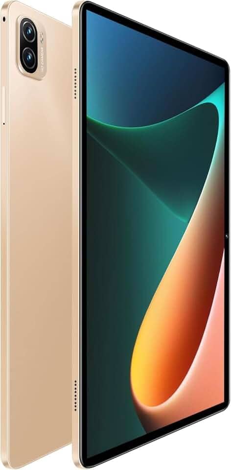 Tablet Pad 5 Pro, 8 GB de RAM + 256 GB, tela imersiva de 10,1 polegadas, resolução HD, 5G, Wi-Fi, Bluetooth, Android 13 octa-core, Dual SIM, bateria de 8800 mAh (dourado) PRODUTO SEM MARCA