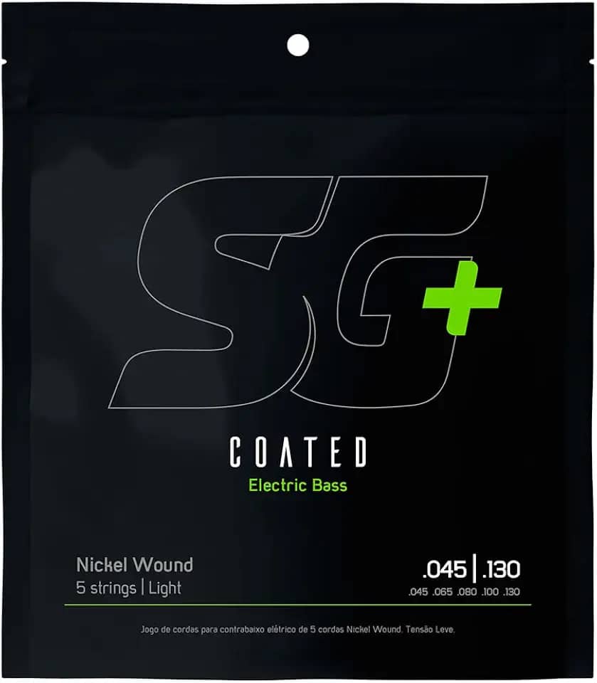 Encordoamento 045 Coated SG Niquel para Baixo 5 Cordas .045 - .130