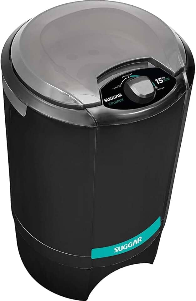 SUGGAR CENTRIFUGA DE ROUPAS GIROMAX 15KG PRETA 220V CT1502PT