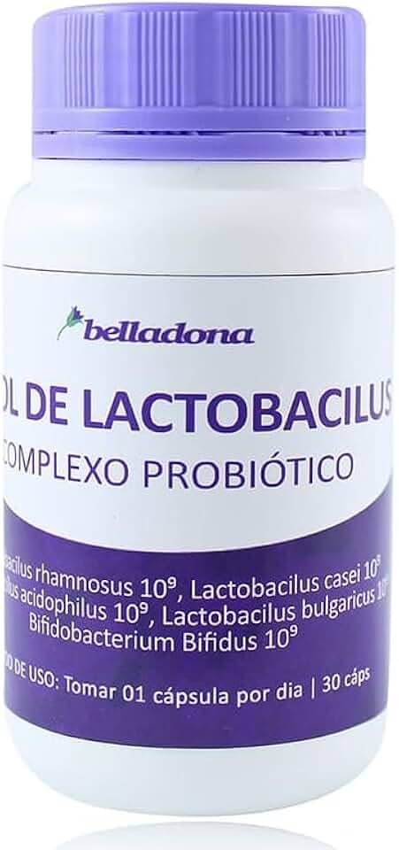 Top 5 Pool de Lactobacillus - Complexo Probiótico - Concentração 1 Bilhão - 30 caps