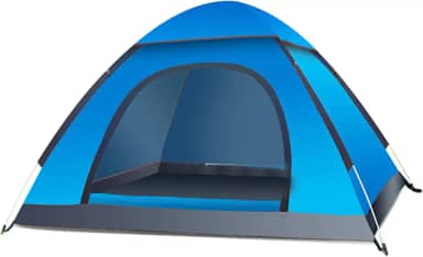 Barraca automática ao ar livre com protetor de telhado superior Barraca de acampamento à prova d'água Barraca de praia dobrável para camping, pesca e caminhadas Tenda Automática Exterior,Tenda Automática,Tenda Ao Ar Livre,Barraca de acampamento,Tenda de Acampamento Impermeável Blue