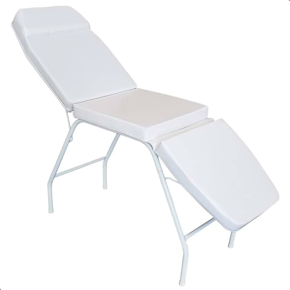Maca 3 Posições Reclinável Estética Massagem Tattoo For-ty (Branco Bagum)