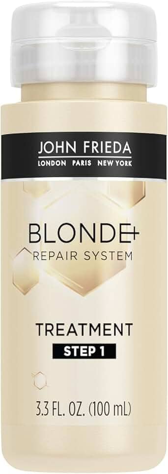 John Frieda Blonde+ Hair Repair Pre Shampoo, tratamento para cabelos danificados, 100 ml