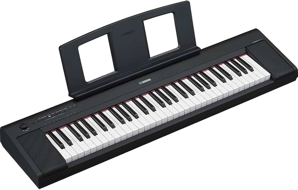 Piano Digital NP 15B Piaggero Preto 61 Teclas com Fonte Bivolt Yamaha