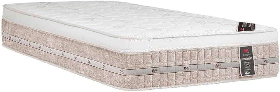 Colchão Castor Premium Tecnopedic Solteiro King 96x203x30