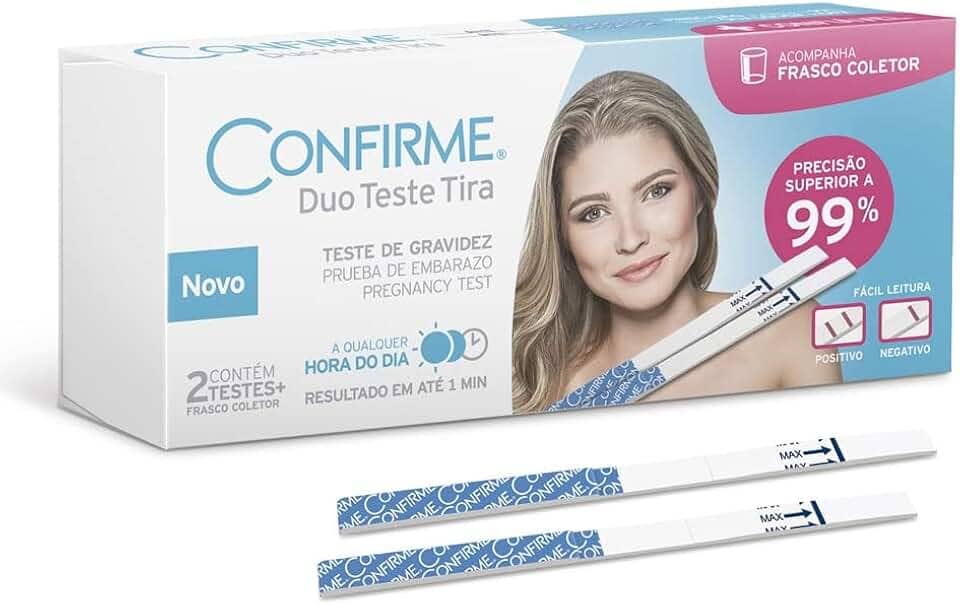 Confirme Teste de Gravidez Duo c/2 Tiras