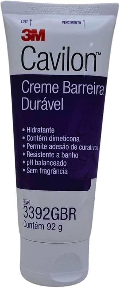 Creme Barreira Protetora 92g | 1 Unidade | Proteção Contra Assaduras, Dermatite da Incontinência e Irritações de Pele | Hipoalergênico, Resistente à Água e de Longa Duração