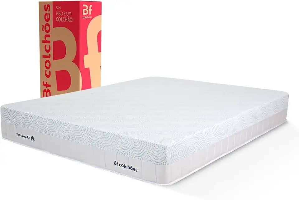 Colchão Casal Ortopédico D33 Molas Ensacadas Tecido Refrescante Fresh BF Colchões