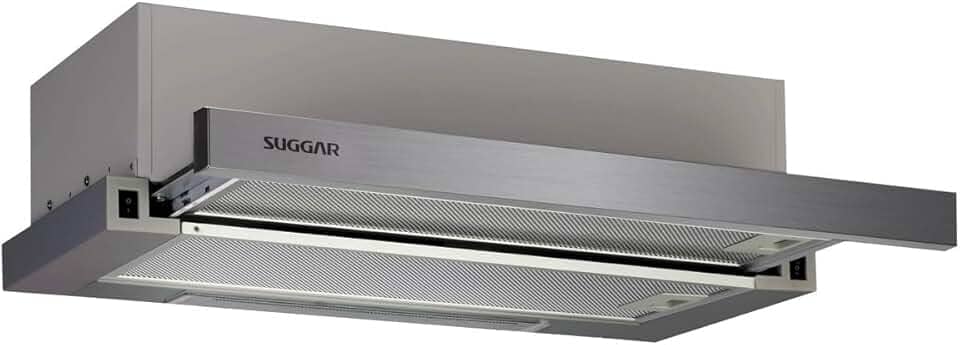 SUGGAR DEPURADOR DE AR SLIM DE EMBUTIR 60CM FRONTAL INOX 110V DE61IX