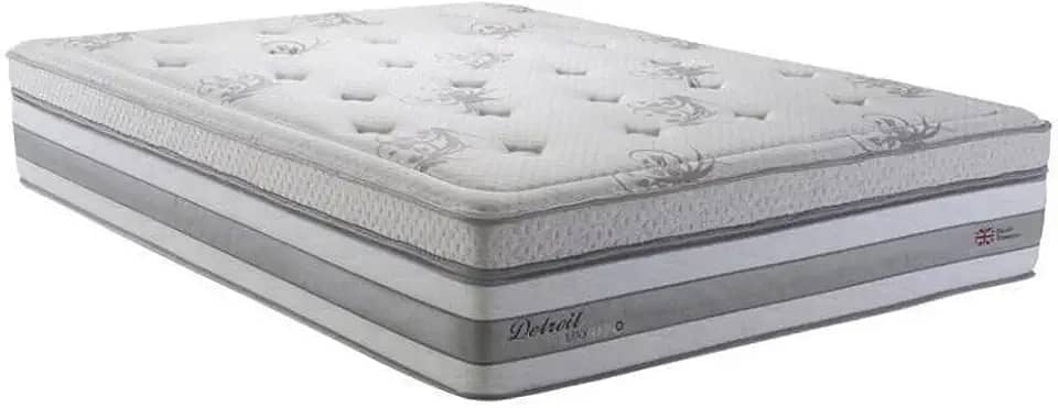 Colchão King Herval Detroit, 39x193x203 cm, Molas Maxspring