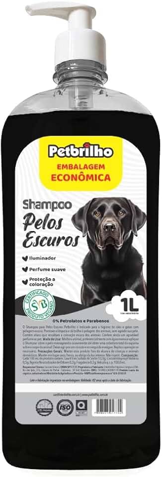 Shampoo Petbrilho Escuros 1L