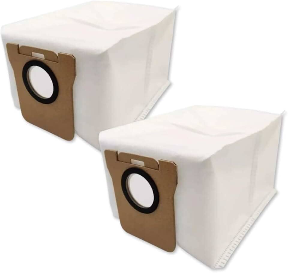 Kit 2 Refil Saco Coletor Compatível Com Robô Aspirador X10+/X10 Plus e X20+/X20 Plus, X20 Pro Max, Alta Resistência E Encaixe Perfeito – DAZZELI