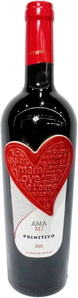 Vinho Tinto Italiano Cinquesegni Amami Primitivo di Púglia 750 ml