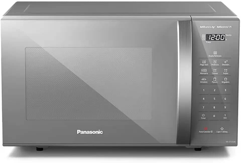 Panasonic Micro-ondas 27L Prata 220v NN-ST55LMRU