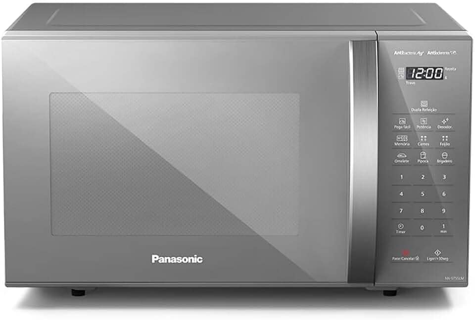 Panasonic Micro-ondas 27L Prata 220v NN-ST55LMRU