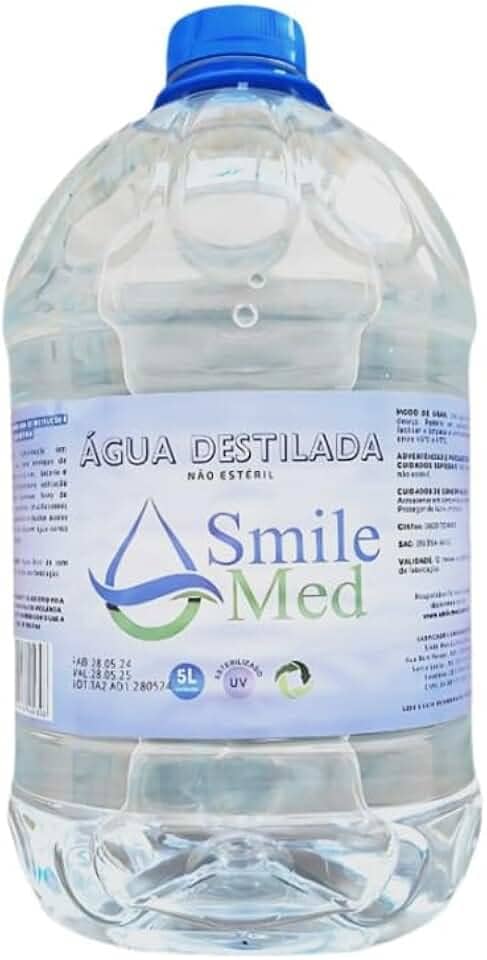 Água Destilada 5L Cpap Autoclave