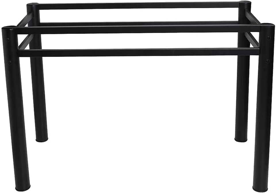 Pé Base De Mesa Jantar Para Tampos Pedra Granito Vidro 1,20 Cor:Preto